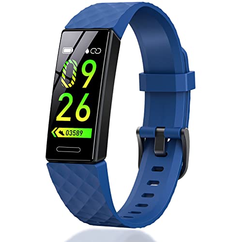 K-berho Fitness Tracker, Activity Watch Fitness Tracker with Pedometers, Stopwatch, Calorie Counter, Blood Oxygen SpO2, IP68 Waterproof Smartwatch for Man and Women