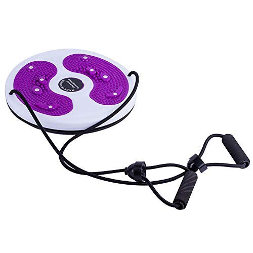SmarTopus Waist Twister with Handles, Waist Twisting Disc with Loop Resistance Bands, Waist Trimmer Ab Twist Board for Slimming Waist and Strengthening, Abs Core Twister with Handles