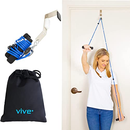 Vive Shoulder Pulley – Over Door Rehab Exerciser for Rotator Cuff Recovery