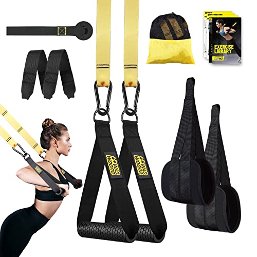 Home Resistance Training Kit, Workout Straps for Home Gym, Bodyweight Workout Bands for Full-Body Strength Training
