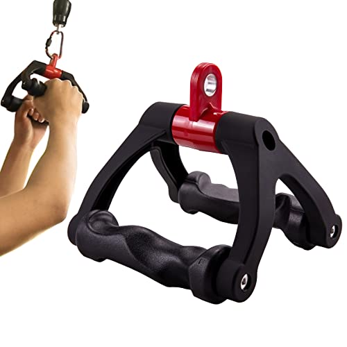 KKH Cable Machine Handles Attachment, Heavy Duty Exercise Handles Resistance Bands Exercise Hand Grips for Yoga, Cable Machine Pulleys, Pull Down Gym Workout Replacement Fitness Equipment