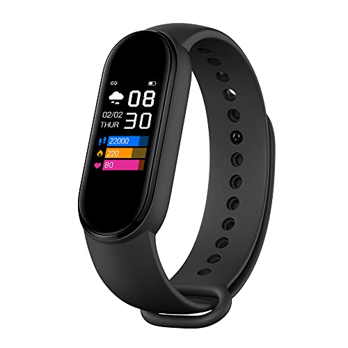 Fitness Tracker with Heart Rate Monitor， Sleep Monitor Tracker for Men and Women，3ATM Waterproof Pedometer Watch with Calorie, Counter，Daily Activity Tracker with Call & Message Alert