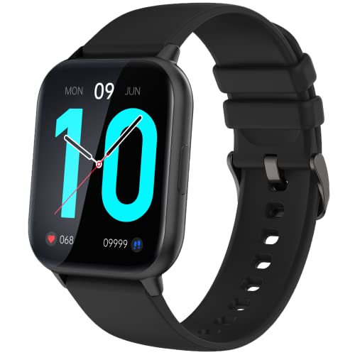 Smart Watch (Answer/Make Call)Smart Watch for Women Men 2023 Fitness Tracker 1.9″ Touch Screen Smartwatch Fitness Watch 108 Sports IP68 Waterproof, Heart Rate/Sleep Monitor/Pedometer/Calories (Black)