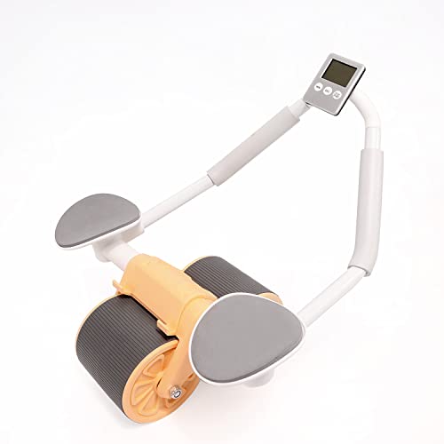 Nabila ab roller wheel – core workout equipment with Automatic Rebound for abdominal exercise machine with Elbow Support, Perfect for Beginner