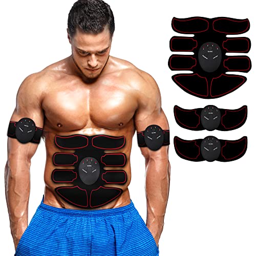 ABS Stimulator Abdominal Exercise Fitness Equipment for Men Woman Abdomen/Arm/Leg Home Office Smart Portable Fitness Strength Training Equipment