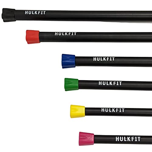 HulkFit Total Body Workout Weighted Bar Weighted Workout Bar Weighted Exercise Bar (5)