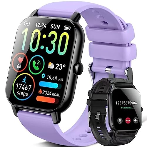 Ddidbi Smart Watch(Answer/Make Calls), 1.85″ HD Touch Screen Fitness Watch with Sleep Heart Rate Monitor, 112 Sports Modes, IP68 Waterproof