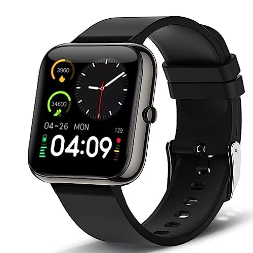 MoreJoy Smart Watch with Blood Pressure & Heart Rate Monitor, Sleep Monitor, 1.69″ Touch Screen, IP68 Waterproof Fitness Tracker for Women Men – Compatible with iPhone & Android