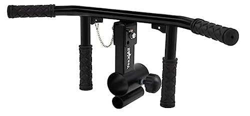 Yes4All T Bar – Landmine Handle Attachment for 2″ Barbell Bar, Solid Multi-Grip Landmine Handle T Row Attachment with Non-Slip Rubber Handle, Fits 1″, 2″ Olympic Bars Strength Training Bars