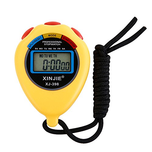 Multi-Function Electronic Digital Sport Stopwatch Timer, Large Display with Date Time and Alarm Function,Suitable for Sports Coaches Fitness Coaches and Referees