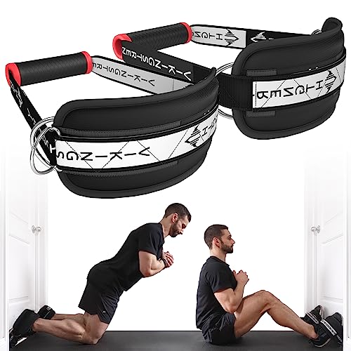 Vikingstrength VOL 2 Nordic Hamstring Curl with Extra Long Straps – Super Stability, Nordic Curl Home Equipment, glute, Hamstring, Speed and Exercise Handles, Ankle Straps and V-Strength Workout App