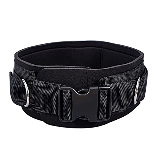 Adjustable Training Belt Soft Neoprene Padded Belt with Adjustment Rings for Cable Machines Fitness Exercise Speed Agility Resistance Training