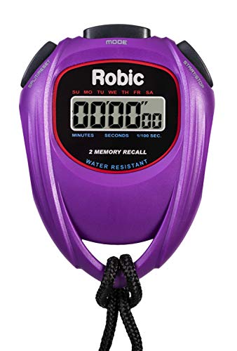 Robic 429-67991 Easy to Use High Presision Stopwatch, Purple