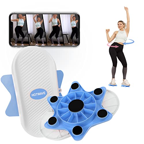 HOTWAVE Ab Twist Board Exercise Equipment,Waist Twist Disc for Aerobic Exercise,Twisting Stepper,Portable Fitness Stuff For Women, Noise-Free At Home Gym Workout