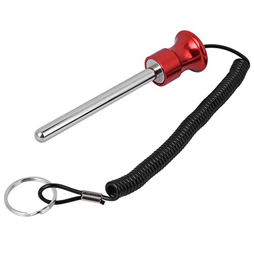 Felenny Magnetic Weight Stack Pin with Pull Rope Strength Training Equipment Accessories Exercise Machine Parts Red