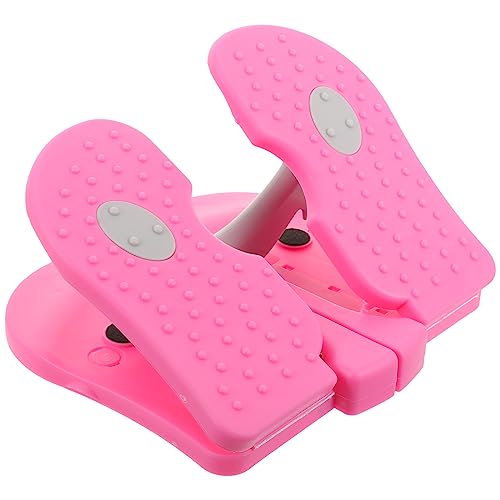 PRETYZOOM Pedal Exerciser, Mini Stepper, Portable Stair Stepper Exercise, Home Mini Stair Stepper Exercise Step Machine（Pink