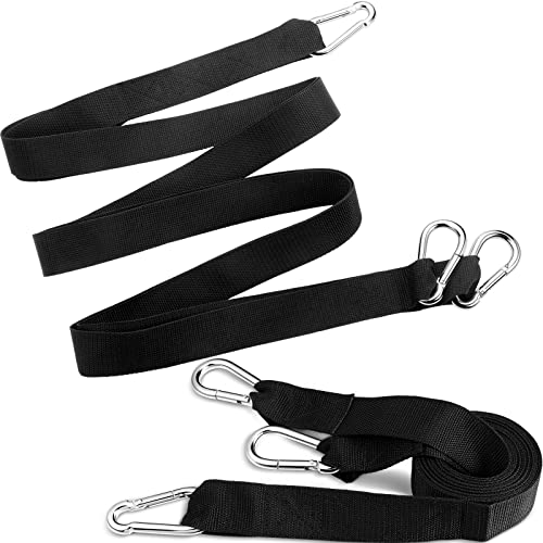 2 Pcs Strap for Weighted Sled Training Sled Workout Equipment Nylon Sled Harness Sled Pulling Belt Trainer Sled Pulling Straps Allow for 2 Point Attachment, Suit for Improving Speed Endurance strength