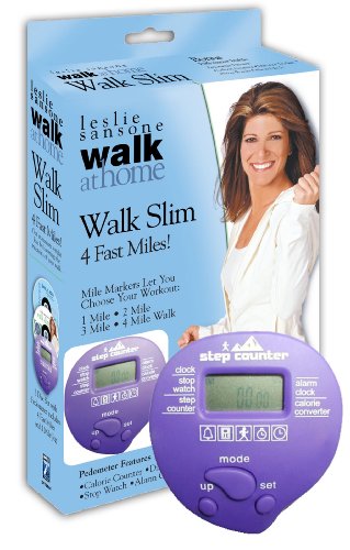 Leslie Sansone: Walk Slim 4 Fast Miles Kit w/Pedometer
