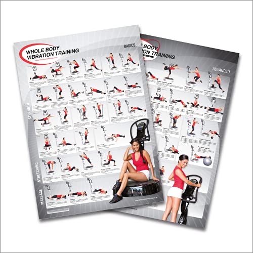 Complete Whole Body Vibration Training Charts, 60 Exercises Plus 3 Month Personal Vibration Training Programme Tailored for You Vibration Training for Strength, Tone, Stretch and Massage.