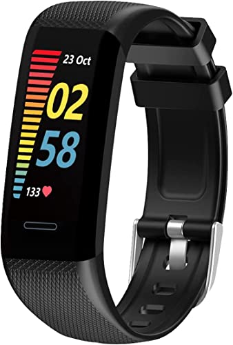 Fitness Tracker with 24/7 Heart Rate and Sleep Tracking, Fitness Tracker with Tracking the Level of Oxygen in Your Blood ，Daily Activity Tracking,50 Meters Waterproof,Fitness Watch for Android iOS
