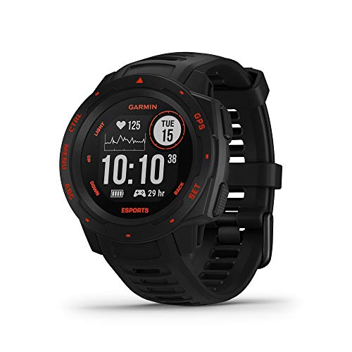 Garmin 010-02064-73 Instinct Esports Edition, GPS Gaming Smartwatch with Esports Activity Profile, Broadcast Your Stress Level and Heart Rate to Game Streams via Str3AMUP!