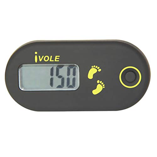 BESPORTBLE 3D Digital Pedometer – Pedometer Miles Tracker for Walking Track Steps Miles Calories Time Clip on Step Counter