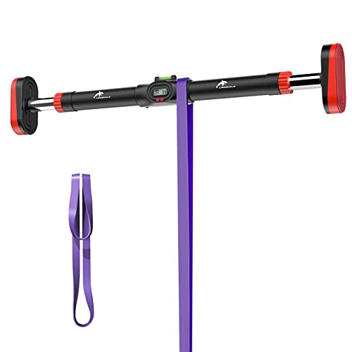 LEWHALE Doorway Pull UP Bar with LCD Display Counter, Chin Up Bar No Screw No Drilling Easy Installation for Strength Training Workout, Strength Training Pull-Up Bars Up to 660Ibs and Width Adjustable Home GYM Use Fitness
