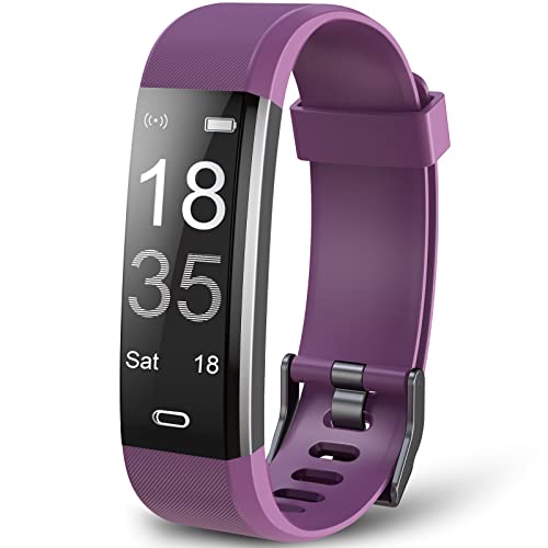 Vilsaw Fitness Tracker,Activity Tracker Watch Waterproof with Heart Rate,Sleep Tracking, Health Exercise Fitness Watch Pedometer with Step/Calories Counter for Women Men VW 447 Purple