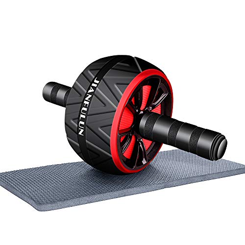 Lavonna Ab Wheel Roller With Knee Pad, Ultra-Wide Ab Roller Wheel for Abs Workout, Abs Workout Equipment for Abdominal & Core Strength Training, Home Gym Equipment for Men Women Abdominal Roller