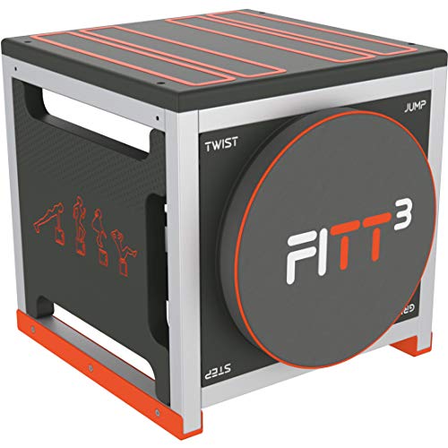 New Image Unisex’s FITT Cube Total Body Workout, High Intensity Interval Training Machine, Black