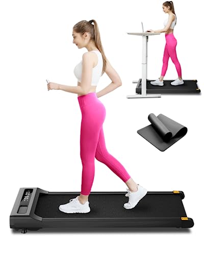 NOTIUS Walking Pad Treadmill Under Desk-Under Desk Treadmill for Office Home,2 in 1 Desk Treadmill Space Saving with Treadmill Mat,Remote Control,LED Display.