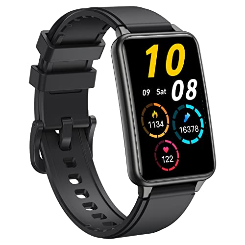 SKG V3 Activity Fitness Tracker for Men Women with 24/7 Heart Rate, Blood Oxygen, Sleep Monitoring, Pedometer Fitness Watch with Step/Calories/Distance, Message Notification, Music Control & Shutter