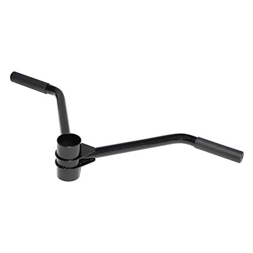 CAP Barbell PRO Straight T-Bar Row Attachment for 2-Inch Olympic Bar, Black