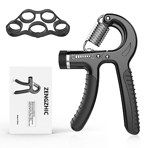 hand grips strengthener exercises finger strength and wrist strength. The grip strength can be adjusted from 5kg-60kg