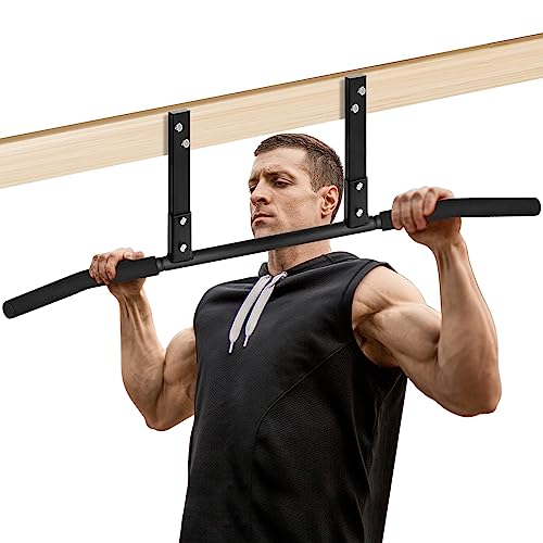 ATENTO Pull Up Bar, Chin Up Bars Ceiling Mount by Ultimate Body Press, Workout for Home Gym, Beam, Crossfit – Heavy-Duty, Foam Grip, 40” Wide, Easy installation