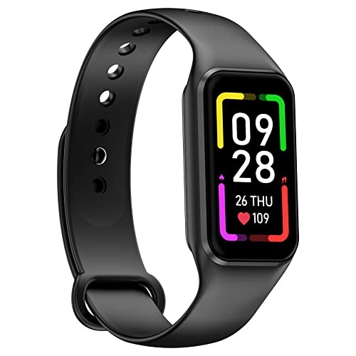 Blackview Fitness Tracker with 24/7Heart Rate Blood Oxygen Monitor Sleep Tracking Step Calorie Counter Pedometer IP68 Waterproof for Android Phones iPhones Women Men Kids