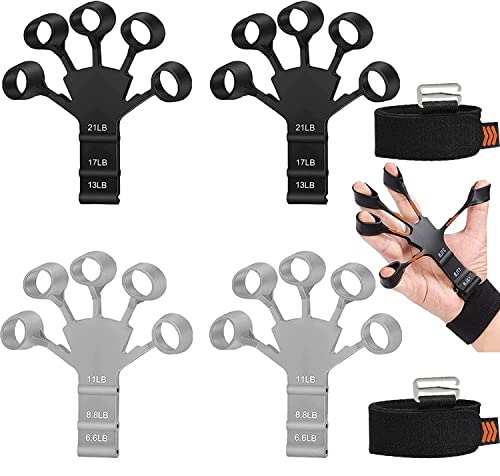 2023 Newest Grip Strength Trainer Set – Hand Grip Strengthener and Hand Exerciser Forearm Strengthener, Heavy-Duty Hand Gripper, Finger Strengthener with 6 Resistance Levels, Grip Strength Tester