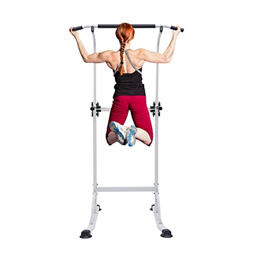 Power Tower Pull Up Bar Station Workout Dip Station Pull Up Tower Bar For Home Gym Multi-Function Strength Training Fitness Equipment