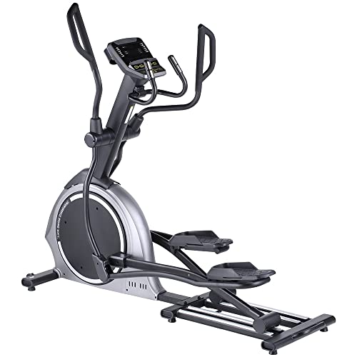 RUNOW Commercial Elliptical Exercise Machine Elliptical Trainer 32 Level Ultra Quiet Magnetic Resistance 20 LB Flywheel