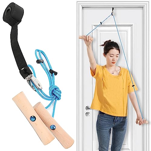 TYYIHUA Shoulder Pulley Over Door Rehab Exerciser, Shoulder Pulley for Physical Therapy, Shoulder Exercise Equipment, Aids in Recovery, for Improve and Strengthen Shoulder Mobility