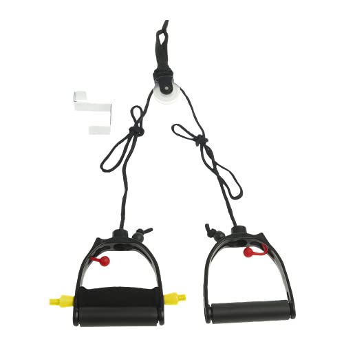 Lifeline Multi-Use Shoulder Pulley Deluxe for Assisting Rehabilitation and Increasing Flexibility Black