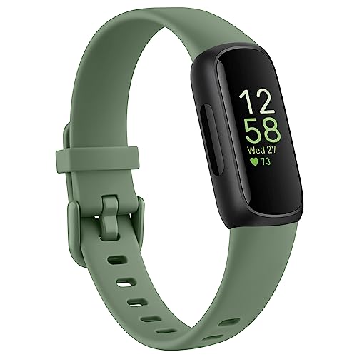 Meliya for Fitbit Inspire 3 Bands Women Men, Soft Silicone Adjustable Wristband Replacement Sport Straps Compatible with Fitbit Inspire 3 Fitness Tracker (Green)