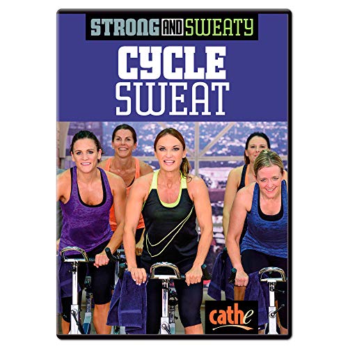 Cathe Friedrich Strong and Sweaty Cycle Sweat Indoor Cycling DVD – Great For Cardio and Lower Body Strength