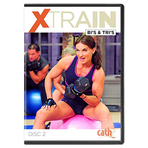 Cathe Friedrich XTrain Bis & Tris Upper Body Strength Training Weightlifting Workout DVD For Women and Men – Use to Tone and Sculpt Your Upper Body Arms