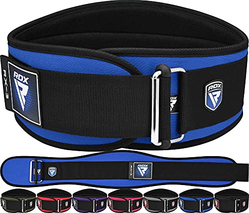 RDX Weight Lifting Belt AUTO Lock, 6.5” Padded Back Support, Men Women Gym Fitness Strength Training, Bodybuilding Powerlifting Weightlifting Workout, Deadlift Squat, Pro Exercise Equipment