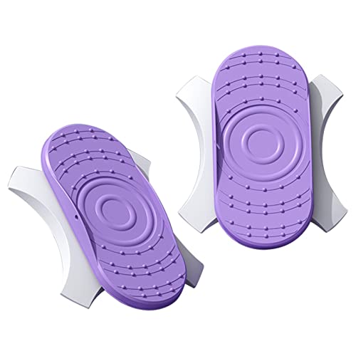 Waist Twisting Disc Core Exercise Board,Ab Board Exercise Waist Trainer Trimmer,Waist Twisting Disc Home Gym Board Ab Exercise Equipment Disc(Purple)