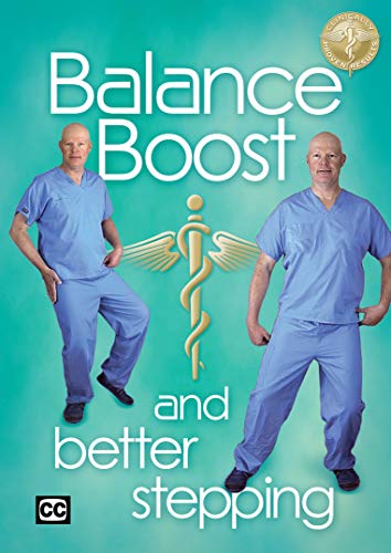 Balance Boost and Better Stepping by Healing Exercise – Balance Exercises for Seniors & Those w/ Mobility Issues + Bonus Sitting Back & Neck Stretch DVD, Gentle Stretches for Hip Thoracic Spine & More