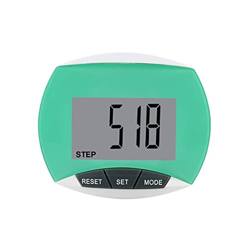 3D Pedometer, Pocket Walking Step Counter w/Clip for Calorie Counting Health Monitoring Fitness Activity Tracker