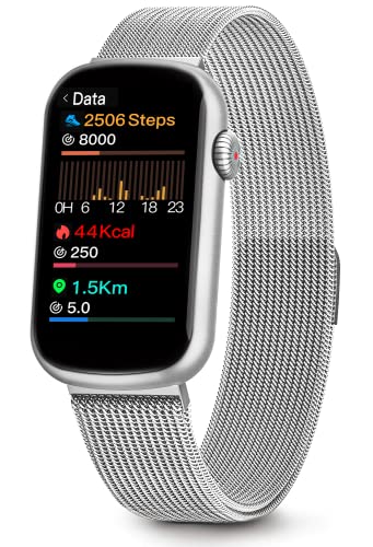 MorePro Fitness Tracker, Heart Rate Monitor Blood Pressure Activity Tracker with Blood Oxygen,IP68 Wateproof Sleep Tracker Sport Bracelet Pedometer Step Calories Smartwatch Women