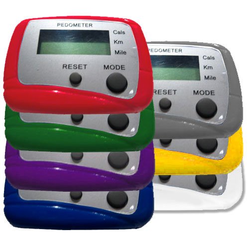 CW Multi-Function Pedometer (Assorted Colors)